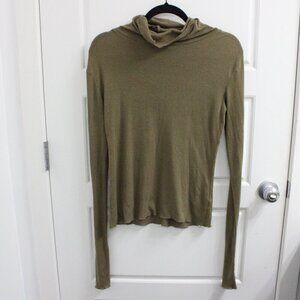 Intimately Free People Green Long Sleeve Turtleneck Size Medium
